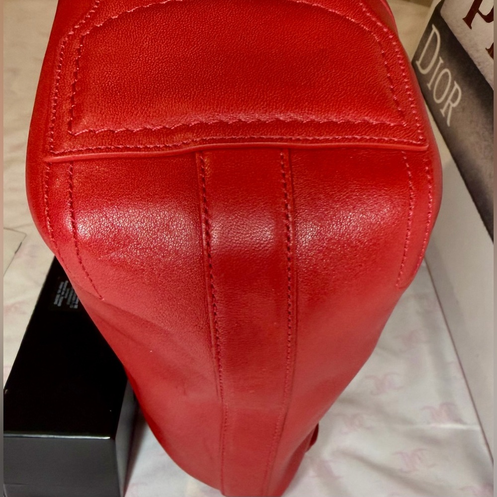 Coach 2001 Vintage Amanda Red Hobo Bag NºCIS-6950 NWOT - Picture 8 of 13
